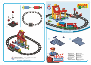 Manual Unico set 8541 City Train station