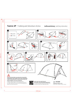 Manual Vaude Taurus 2P Tent