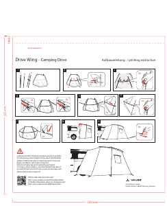 Handleiding Vaude Drive Wing Tent