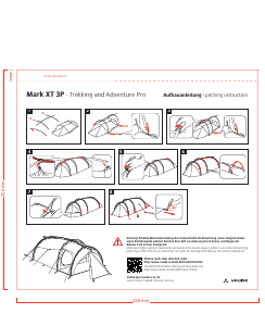 Manual Vaude Mark XT 3P Tent