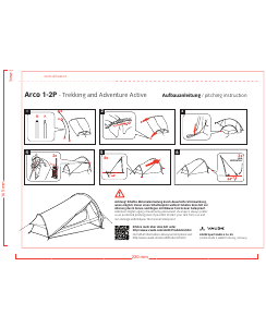 Handleiding Vaude Arco 1-2P Tent