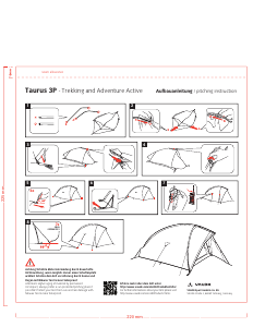 Handleiding Vaude Taurus 3P Tent