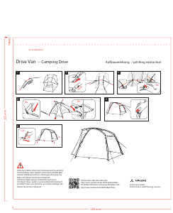 Handleiding Vaude Drive Van Tent