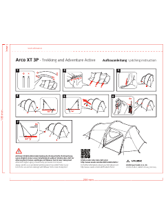 Handleiding Vaude Arco XT 3P Tent