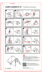Bedienungsanleitung Vaude Campo Grande XT 4P Zelt