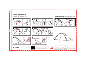 Handleiding Vaude Power Sphaerio 2P Tent