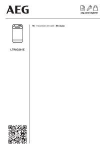 Használati útmutató AEG LTR6G261E Mosógép