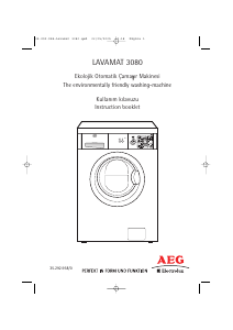 Manual AEG LVMT3080 Washing Machine