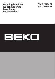 Bedienungsanleitung BEKO WMD 25125 M Waschmaschine