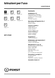 Manual Indesit DFP 2731M Máquina de lavar louça