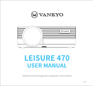 Handleiding Vankyo Leisure 470 Beamer