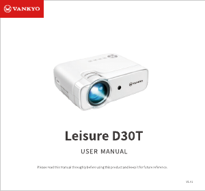 Manual Vankyo Leisure D30T Projector