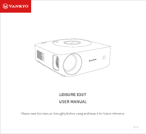 Manual Vankyo Leisure E30T Projector
