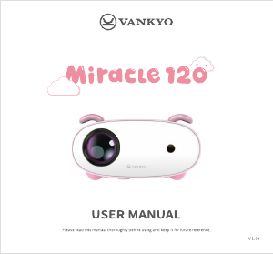 Manual Vankyo Miracle 120 Projector