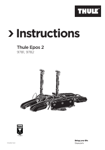 Bruksanvisning Thule Epos 2 Cykelhållare