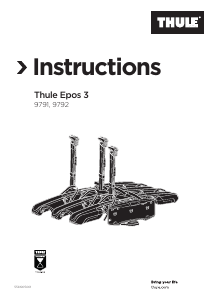 Brugsanvisning Thule Epos 3 Cykelholder