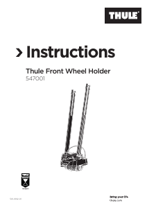 Instrukcja Thule Front Wheel Holder Bagażnik rowerowy