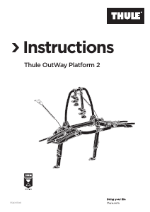 Brugsanvisning Thule OutWay Platform 2 Cykelholder