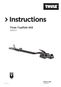 Manual Thule TopRide 568 Bicycle Carrier