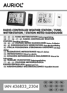 Manual Auriol IAN 436833 Weather Station
