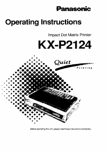 Manual Panasonic KX-P2124 Printer