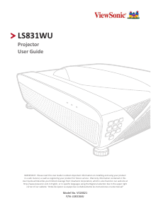 Manual ViewSonic LS831WU Projector