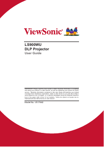 Manual ViewSonic LS900WU Projector
