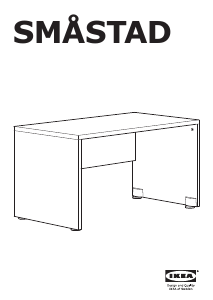 Brugsanvisning IKEA SMÅSTAD Skrivebord