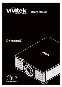 Manual Vivitek DK10000Z Projector