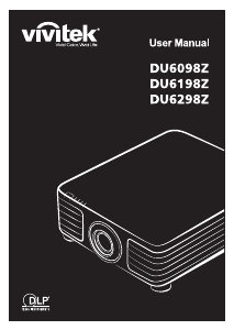 Manual Vivitek DU6098Z Projector