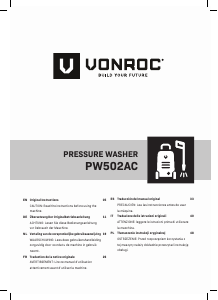 Manual de uso Vonroc PW502AC Limpiadora de alta presión