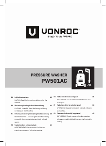 Instrukcja Vonroc PW501AC Myjka ciśnieniowa