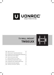 Manual Vonroc TM501XX Suport pe perete