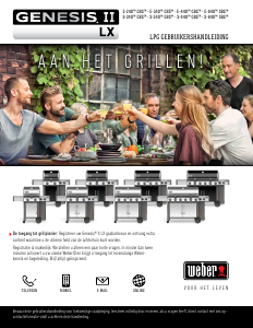 Handleiding Weber Genesis II LX E-340 GBS Barbecue