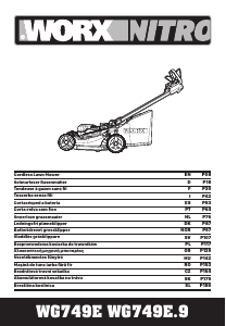 Manuale Worx WG749E Rasaerba