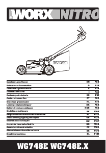 Manual Worx WG748E Mașină de tuns iarbă