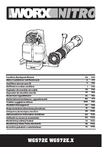 Manual de uso Worx WG572E Soplador de hojas