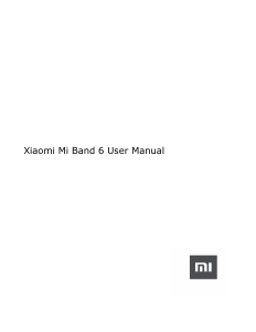 Manual Xiaomi XMSH16HM Mi Band 6 Activity Tracker