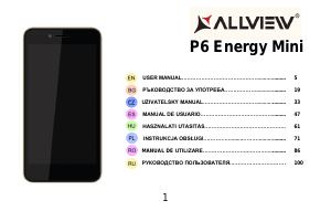 Manual de uso Allview P6 Energy Mini Teléfono móvil