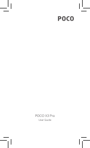 Handleiding Xiaomi Poco X3 Pro Mobiele telefoon