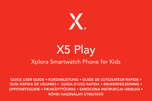 Manual de uso Xplora X5 Play Smartwatch