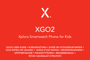 Käyttöohje Xplora XGO2 Älyrannekello
