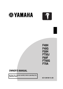 Handleiding Yamaha FT60G (2022) Buitenboordmotor