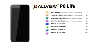 Руководство Allview P8 Life Мобильный телефон