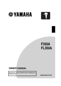 Manual Yamaha FL350A (2019) Outboard Motor