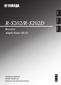 Manual de uso Yamaha R-S202 Receptor