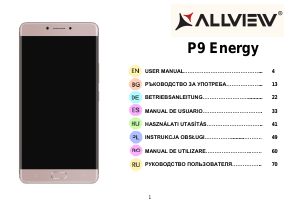 Manual de uso Allview P9 Energy Teléfono móvil