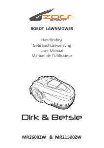 Bedienungsanleitung Zoef Robot MR2600ZW Dirk Rasenmäher