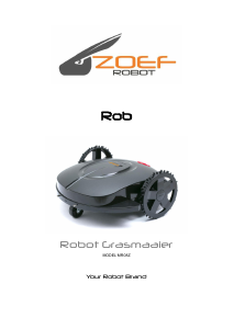 Manual Zoef Robot MR08Z Rob Lawn Mower