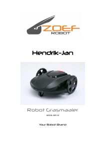Bedienungsanleitung Zoef Robot MR13Z Hendrik-Jan Rasenmäher
